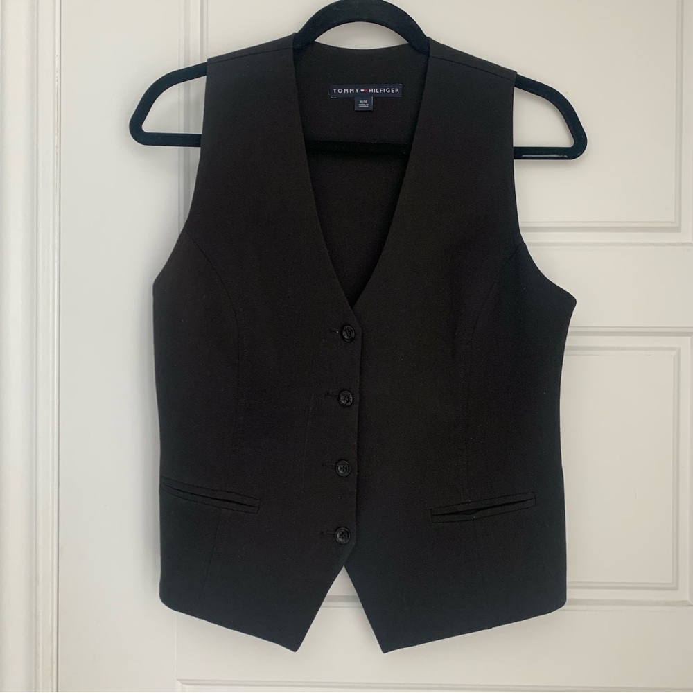 Tommy Hilfiger Black Women’s Vest Waistcoat